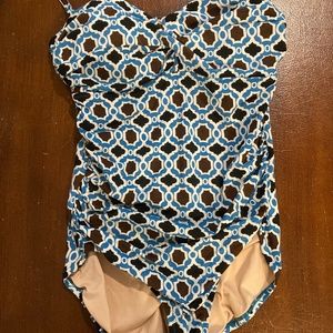 Lands End One Piece Swim Suit